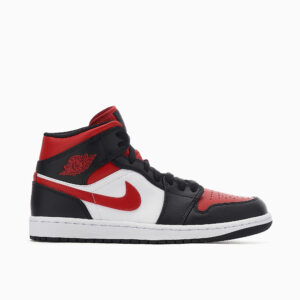 AIR JORDAN 1 MID BLACK RED 554724-079