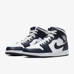 AIR JORDAN 1 MID METALLIC GOLD OBSIDIAN 554724-174