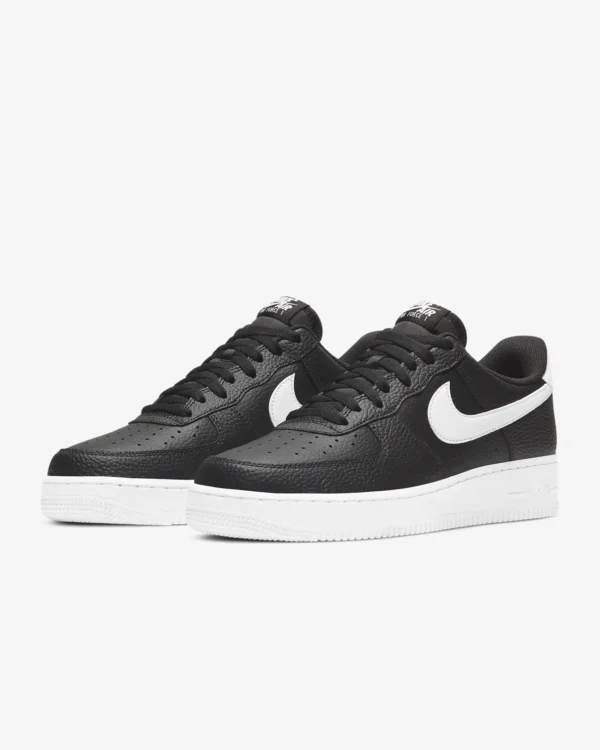 NIKE AIR FORCE 1 '07 BLACK WHITE CT2302-002 - immagine 2